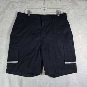 FedEx Stan Herman Cargo Shorts Men 38R Blue Uniform Employee Reflective  9”